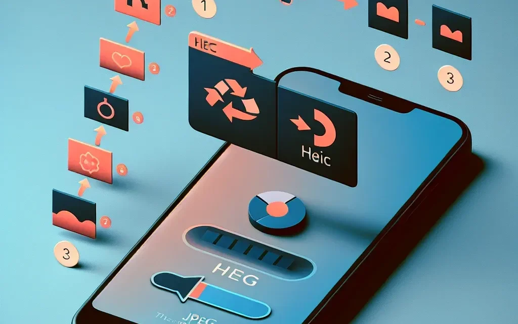 "Person using iPhone to effortlessly convert HEIC images to JPG format with a user-friendly app, illustrating the step-by-step process from the article 'Effortlessly Convert HEIC to JPG on Your iPhone: A Comprehensive Guide.'"