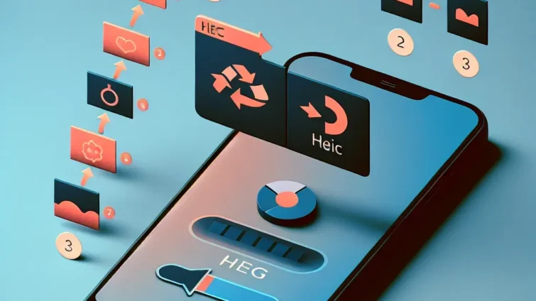 "Person using iPhone to effortlessly convert HEIC images to JPG format with a user-friendly app, illustrating the step-by-step process from the article 'Effortlessly Convert HEIC to JPG on Your iPhone: A Comprehensive Guide.'"