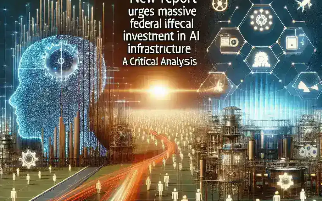 "Graph illustrating the proposed federal investment distribution for AI infrastructure, highlighting key sectors and projected growth, featured in the article 'New Report Urges Massive Federal Investment in AI Infrastructure: A Critical Analysis.'"