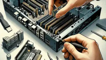Can a network adapter be used with a desktop and a laptop?