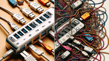 What is the range of a wireless USB hub?